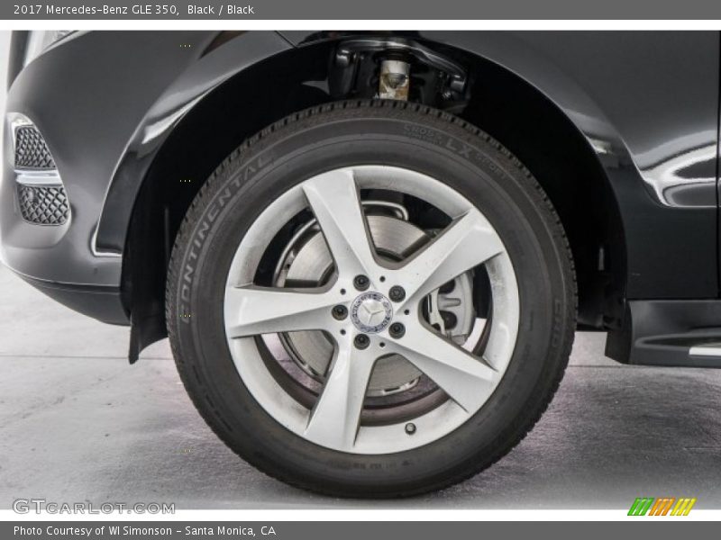 Black / Black 2017 Mercedes-Benz GLE 350