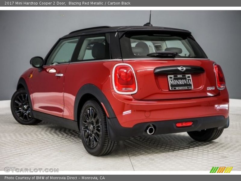 Blazing Red Metallic / Carbon Black 2017 Mini Hardtop Cooper 2 Door