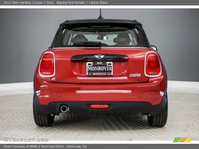 Blazing Red Metallic / Carbon Black 2017 Mini Hardtop Cooper 2 Door
