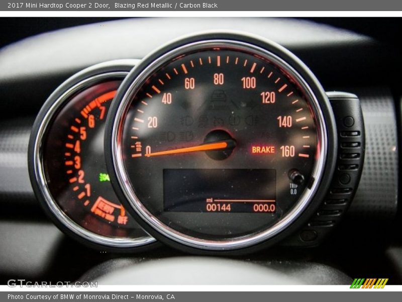 Blazing Red Metallic / Carbon Black 2017 Mini Hardtop Cooper 2 Door