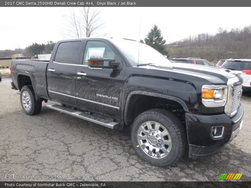Onyx Black / Jet Black 2017 GMC Sierra 2500HD Denali Crew Cab 4x4
