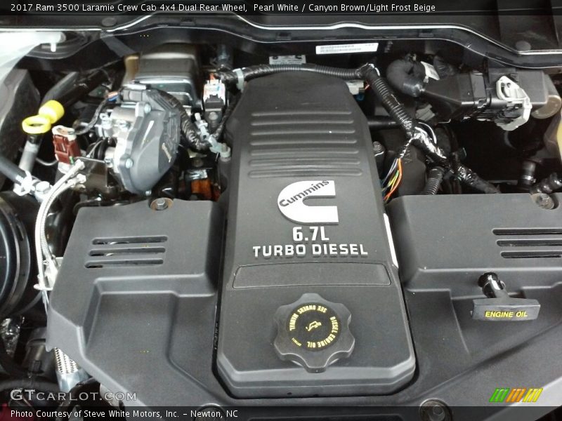  2017 3500 Laramie Crew Cab 4x4 Dual Rear Wheel Engine - 6.7 Liter OHV 24-Valve Cummins Turbo-Diesel Inline 6 Cylinder