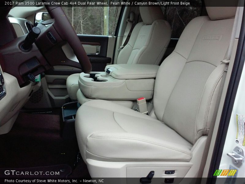 Front Seat of 2017 3500 Laramie Crew Cab 4x4 Dual Rear Wheel