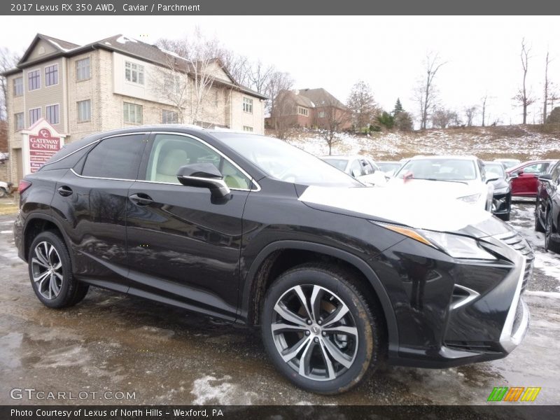 Caviar / Parchment 2017 Lexus RX 350 AWD