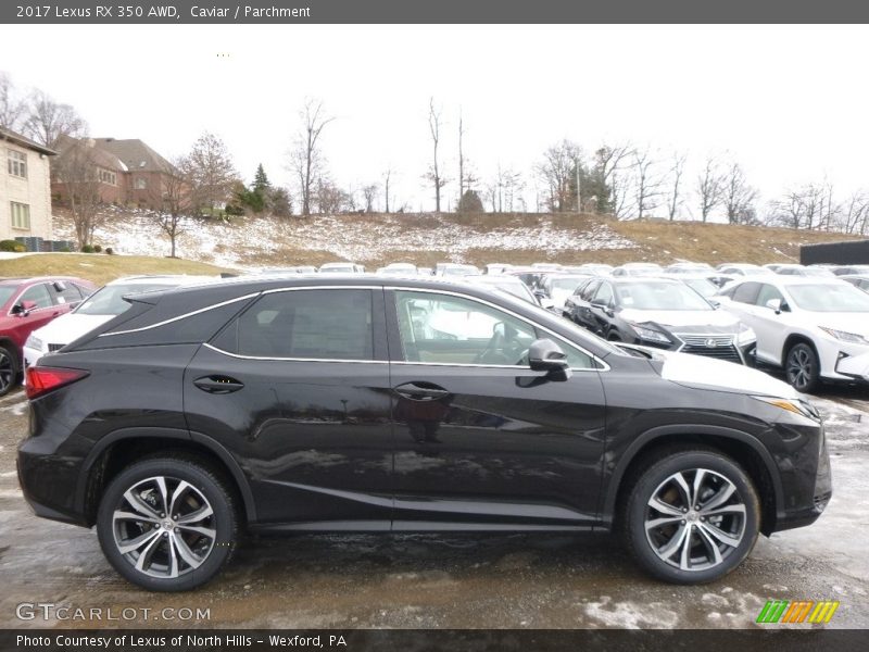 Caviar / Parchment 2017 Lexus RX 350 AWD