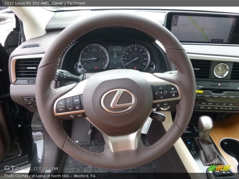 Caviar / Parchment 2017 Lexus RX 350 AWD