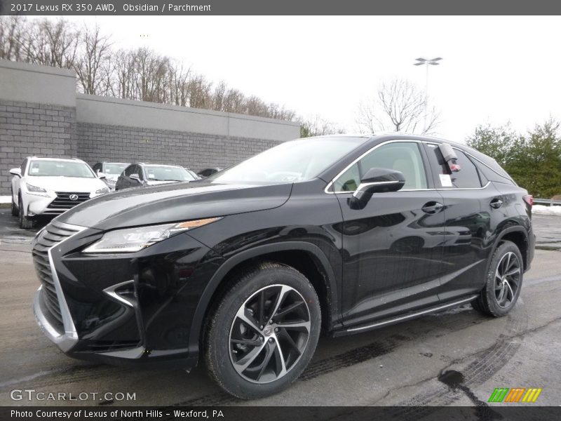 Front 3/4 View of 2017 RX 350 AWD