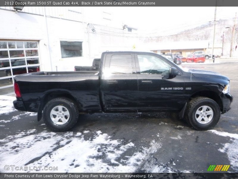 Black / Dark Slate Gray/Medium Graystone 2012 Dodge Ram 1500 ST Quad Cab 4x4