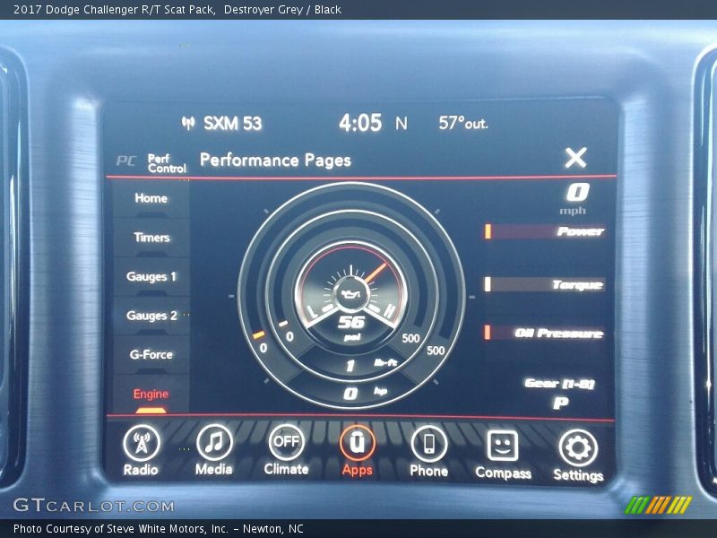  2017 Challenger R/T Scat Pack R/T Scat Pack Gauges
