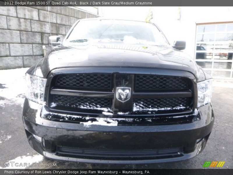 Black / Dark Slate Gray/Medium Graystone 2012 Dodge Ram 1500 ST Quad Cab 4x4