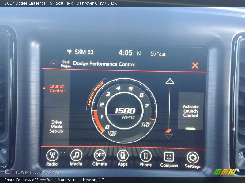 Controls of 2017 Challenger R/T Scat Pack