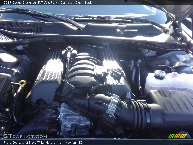 Destroyer Grey / Black 2017 Dodge Challenger R/T Scat Pack