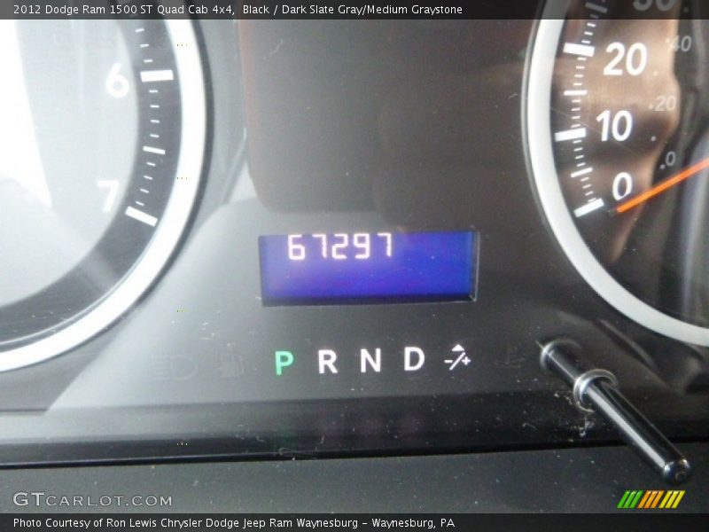 Black / Dark Slate Gray/Medium Graystone 2012 Dodge Ram 1500 ST Quad Cab 4x4