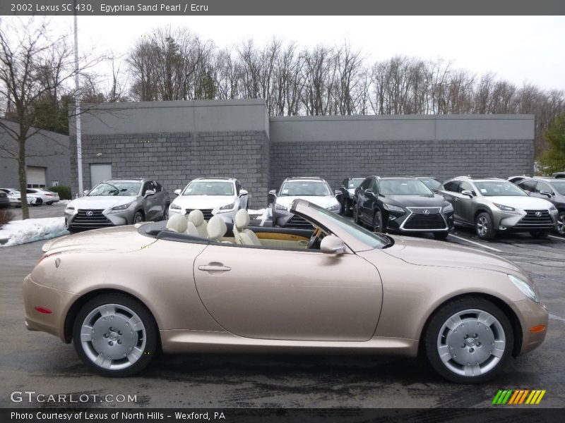 Egyptian Sand Pearl / Ecru 2002 Lexus SC 430