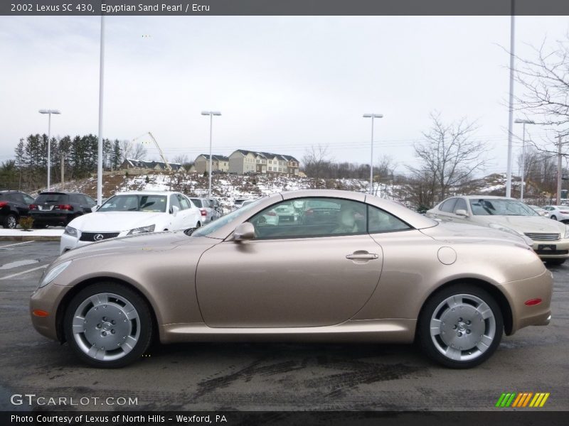 Egyptian Sand Pearl / Ecru 2002 Lexus SC 430
