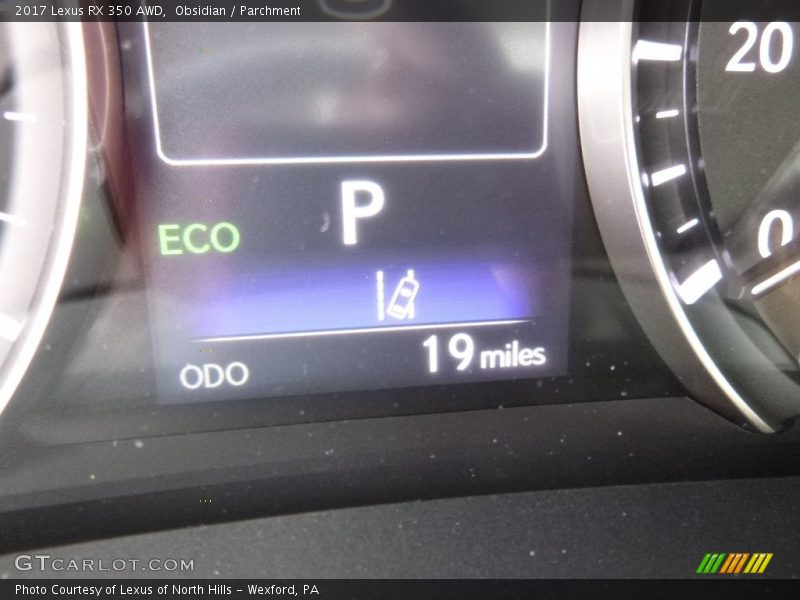Obsidian / Parchment 2017 Lexus RX 350 AWD