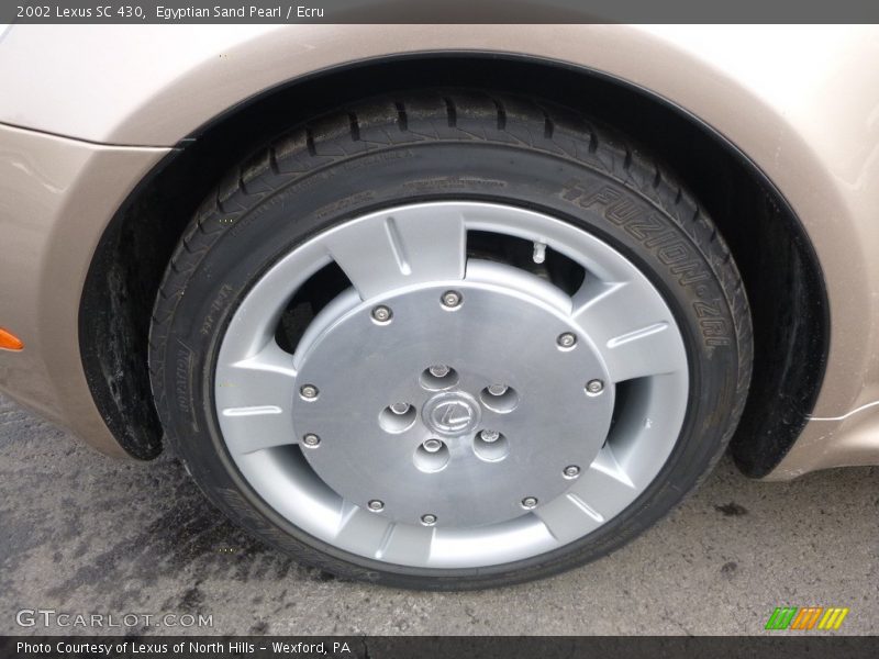 Egyptian Sand Pearl / Ecru 2002 Lexus SC 430