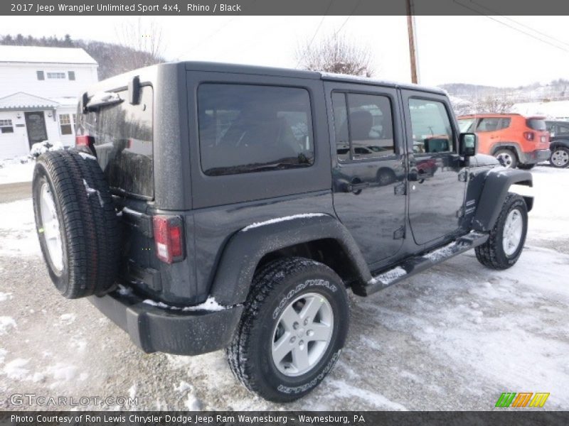Rhino / Black 2017 Jeep Wrangler Unlimited Sport 4x4