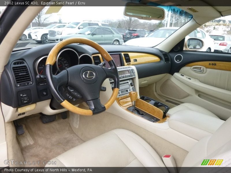 Egyptian Sand Pearl / Ecru 2002 Lexus SC 430