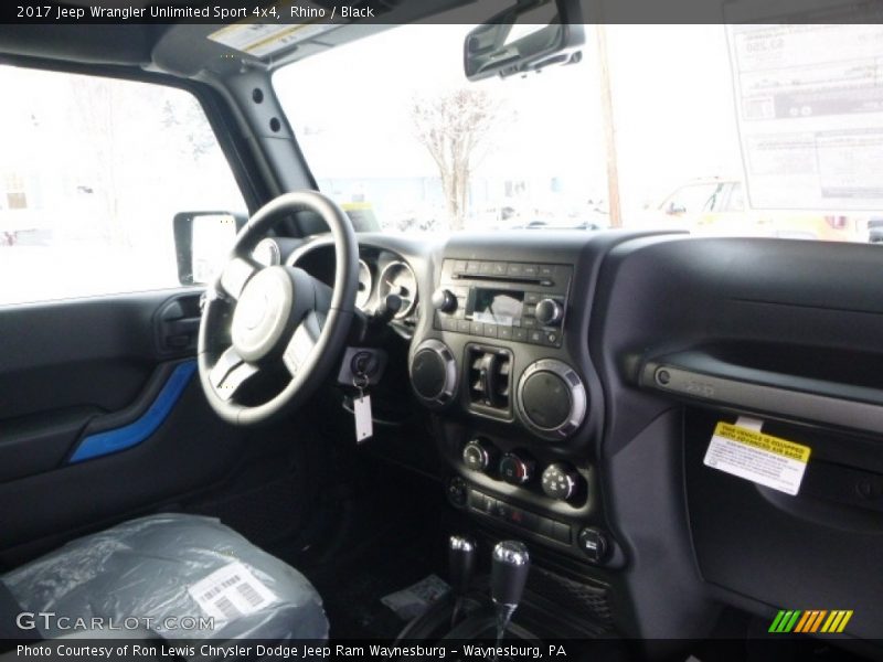 Rhino / Black 2017 Jeep Wrangler Unlimited Sport 4x4