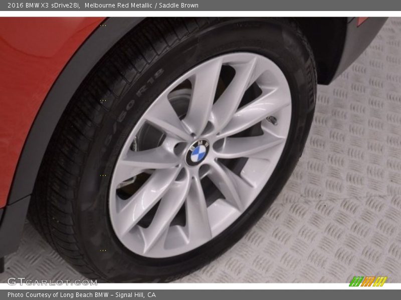 Melbourne Red Metallic / Saddle Brown 2016 BMW X3 sDrive28i