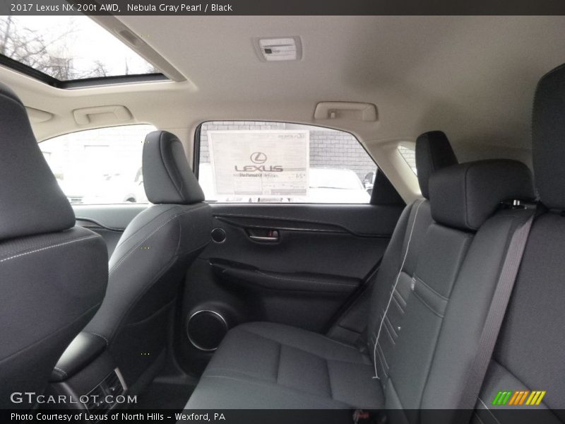 Nebula Gray Pearl / Black 2017 Lexus NX 200t AWD