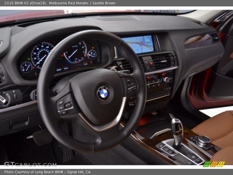 Melbourne Red Metallic / Saddle Brown 2016 BMW X3 sDrive28i