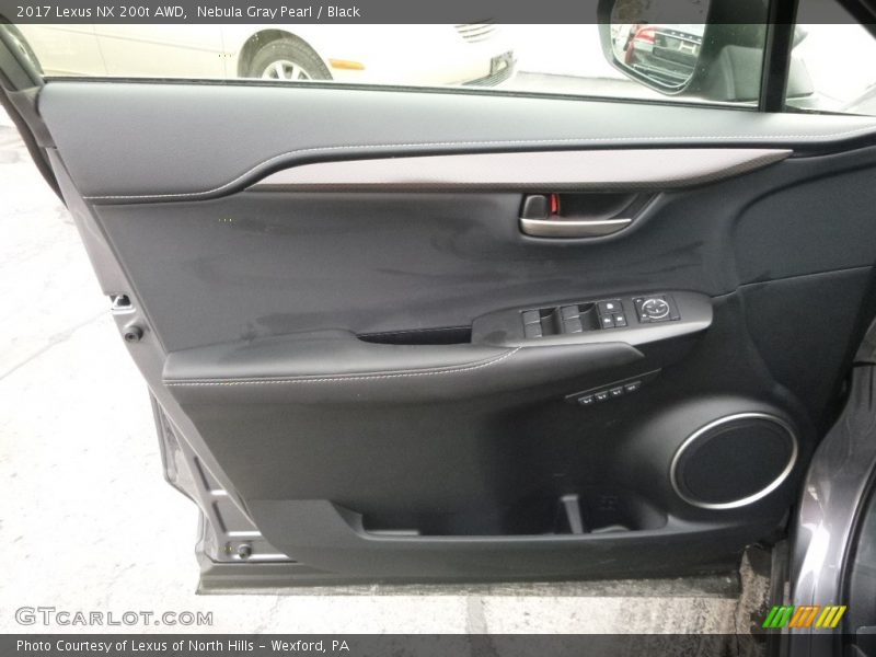 Nebula Gray Pearl / Black 2017 Lexus NX 200t AWD