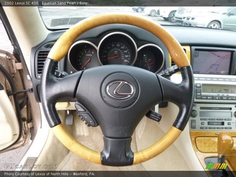 Egyptian Sand Pearl / Ecru 2002 Lexus SC 430