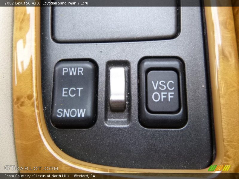 Egyptian Sand Pearl / Ecru 2002 Lexus SC 430