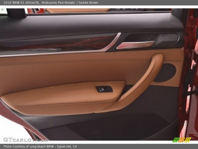 Melbourne Red Metallic / Saddle Brown 2016 BMW X3 sDrive28i