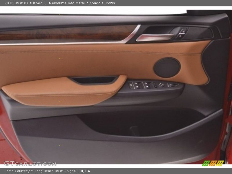 Melbourne Red Metallic / Saddle Brown 2016 BMW X3 sDrive28i
