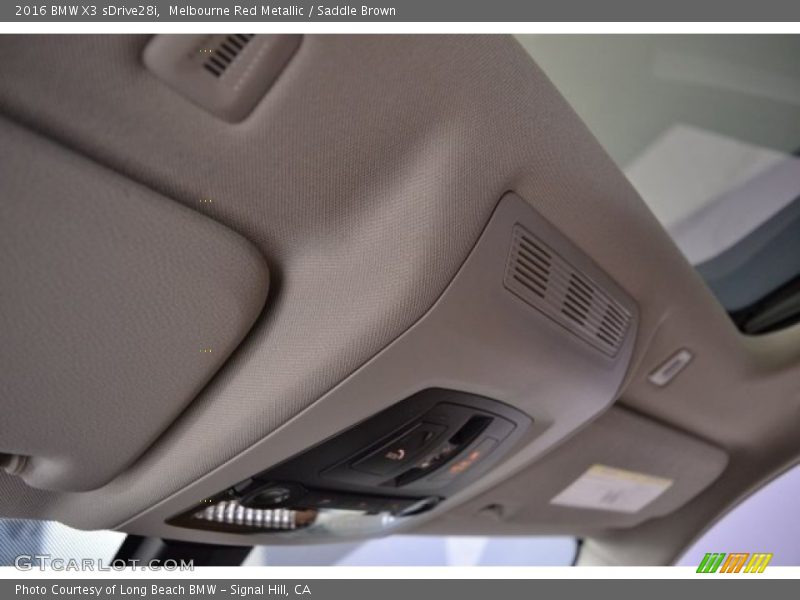 Melbourne Red Metallic / Saddle Brown 2016 BMW X3 sDrive28i