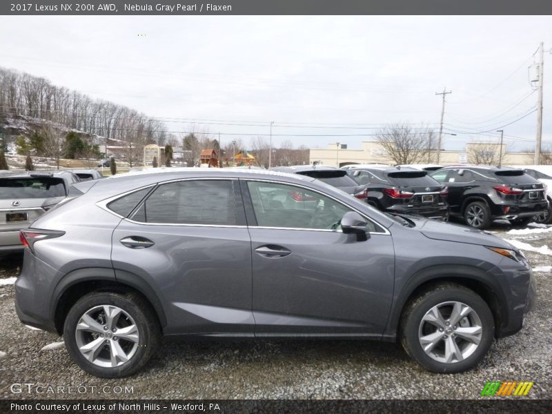 Nebula Gray Pearl / Flaxen 2017 Lexus NX 200t AWD