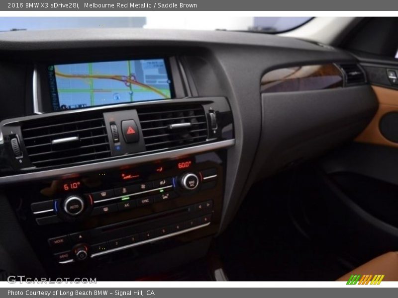 Melbourne Red Metallic / Saddle Brown 2016 BMW X3 sDrive28i