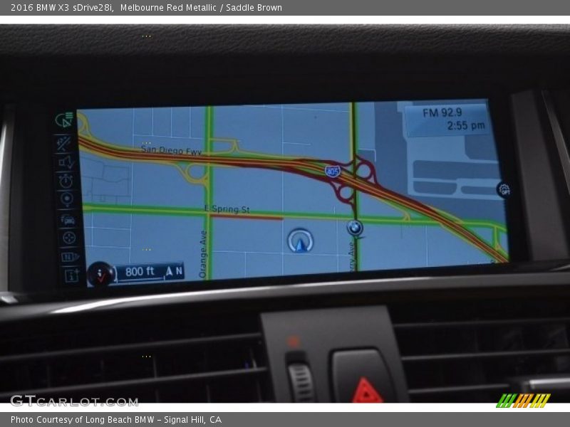 Melbourne Red Metallic / Saddle Brown 2016 BMW X3 sDrive28i