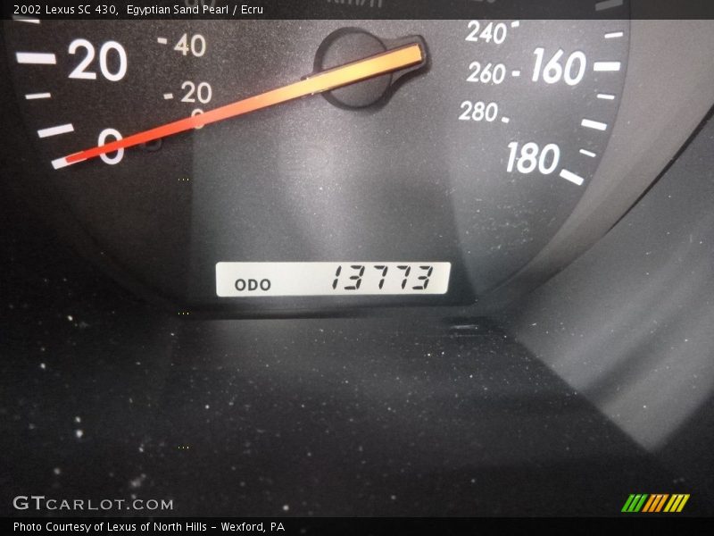 Egyptian Sand Pearl / Ecru 2002 Lexus SC 430