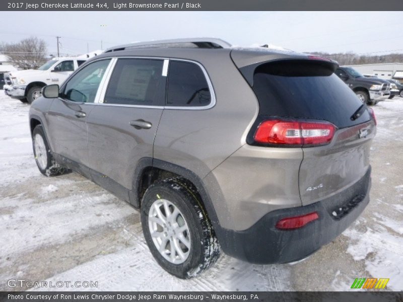 Light Brownstone Pearl / Black 2017 Jeep Cherokee Latitude 4x4