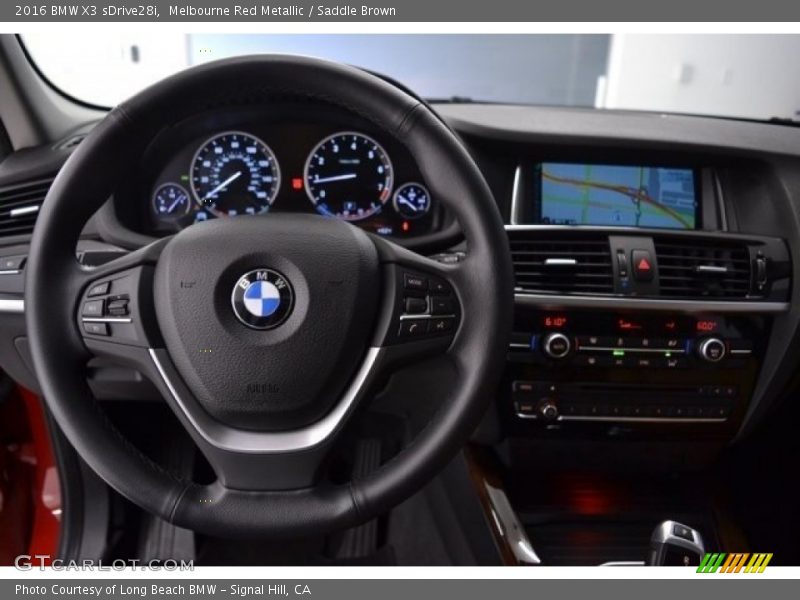 Melbourne Red Metallic / Saddle Brown 2016 BMW X3 sDrive28i
