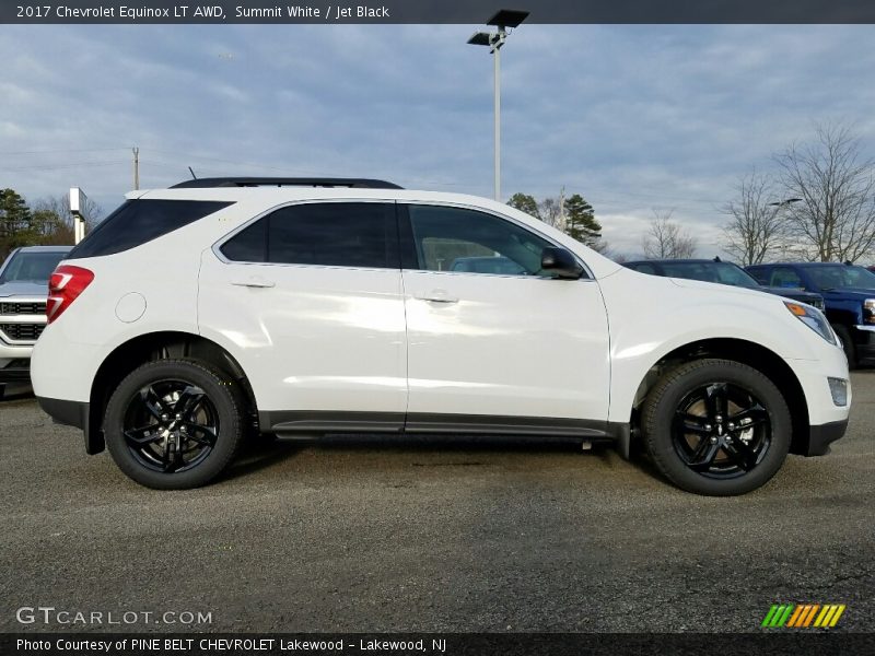 Summit White / Jet Black 2017 Chevrolet Equinox LT AWD