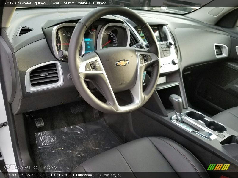 Summit White / Jet Black 2017 Chevrolet Equinox LT AWD