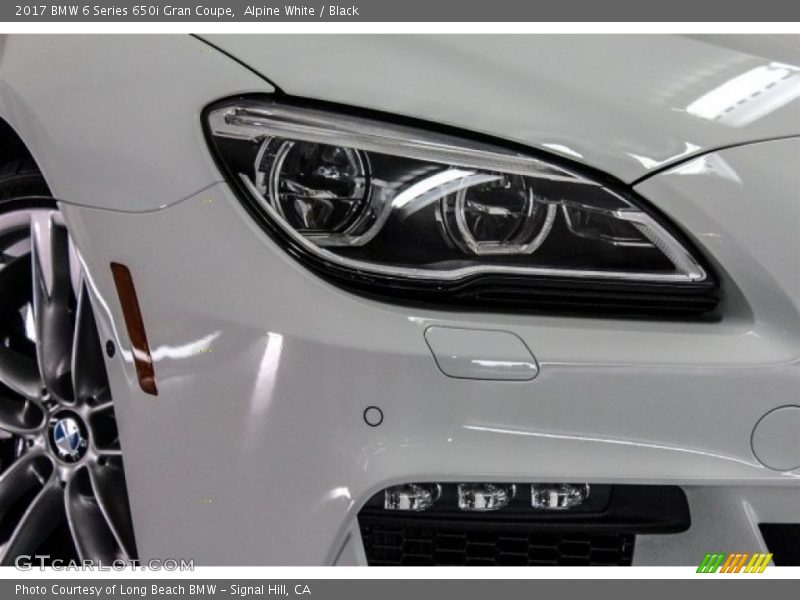 Alpine White / Black 2017 BMW 6 Series 650i Gran Coupe