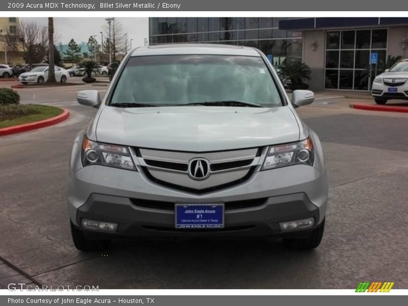 Billet Silver Metallic / Ebony 2009 Acura MDX Technology