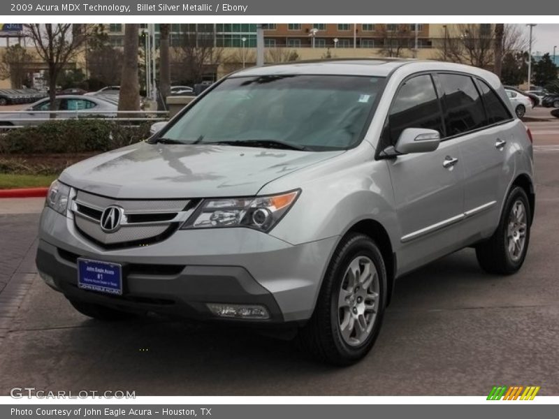 Billet Silver Metallic / Ebony 2009 Acura MDX Technology