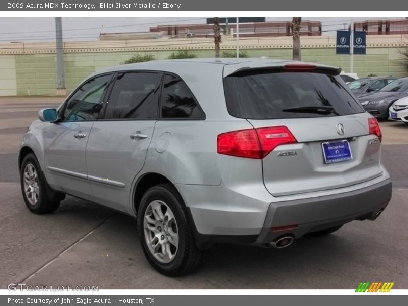 Billet Silver Metallic / Ebony 2009 Acura MDX Technology