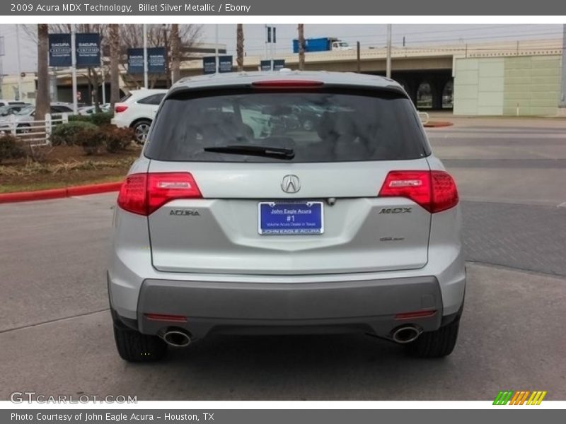 Billet Silver Metallic / Ebony 2009 Acura MDX Technology