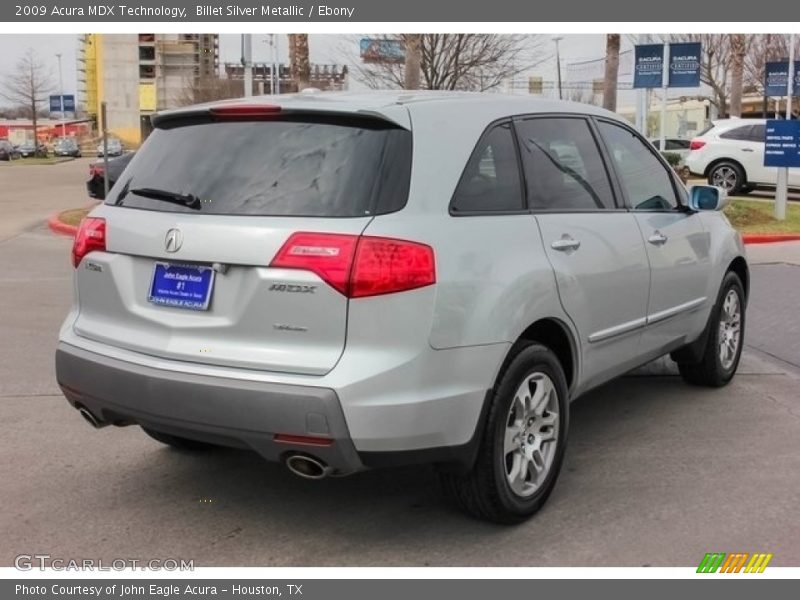 Billet Silver Metallic / Ebony 2009 Acura MDX Technology