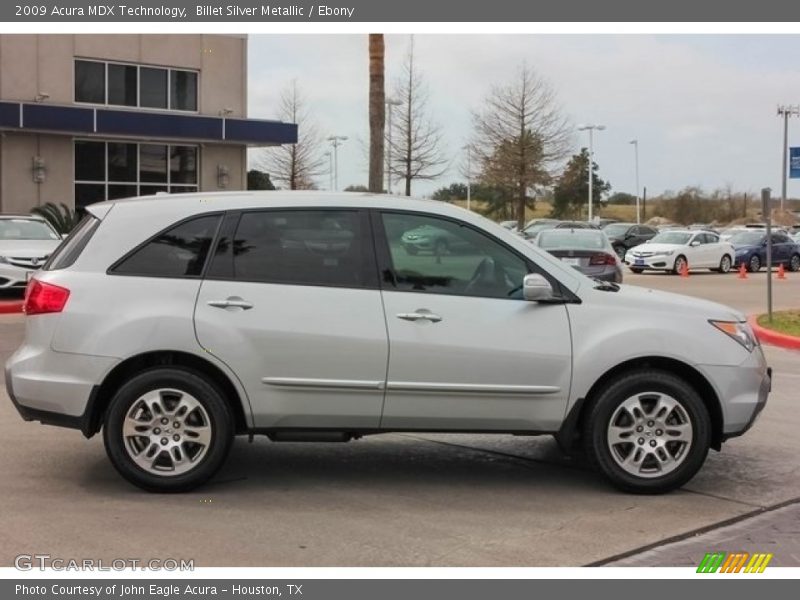 Billet Silver Metallic / Ebony 2009 Acura MDX Technology