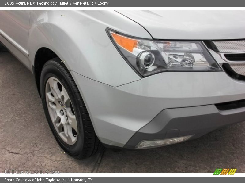 Billet Silver Metallic / Ebony 2009 Acura MDX Technology