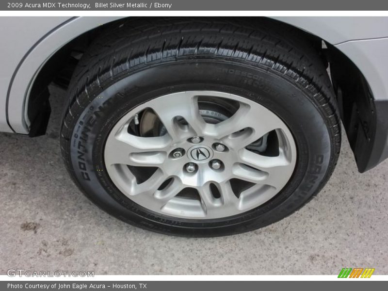 Billet Silver Metallic / Ebony 2009 Acura MDX Technology